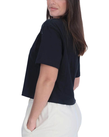 County of Milan Black Cotton T-Shirt