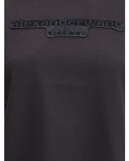 Alexander Wang Gray Cotton T-Shirt