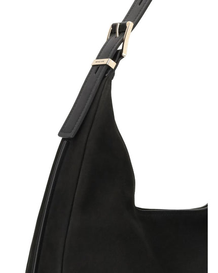 Michael Kors Black Calf Leather Bos Taurus Shoulder Bag