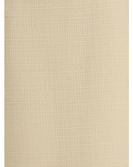 Valentino Cream Fleece Wool Skirt