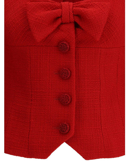 Valentino Red Fleece Wool Clothing