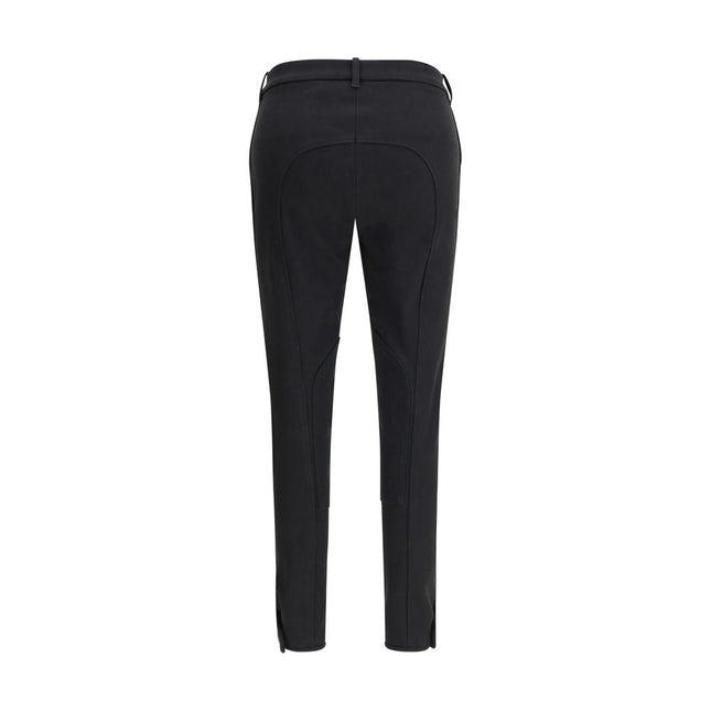 Burberry Black Cotton Casual Pants