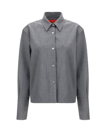 The Latest Gray Denim Shirt
