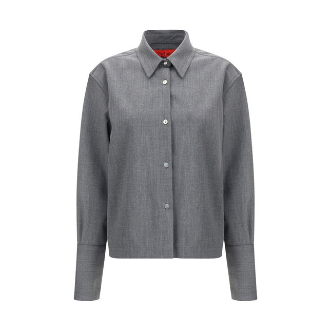 The Latest Gray Denim Shirt