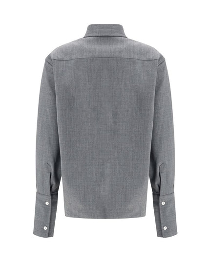 The Latest Gray Denim Shirt