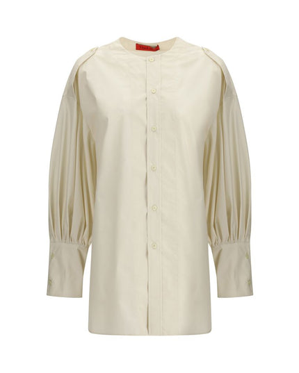 The Latest Cream Cotton Blouse