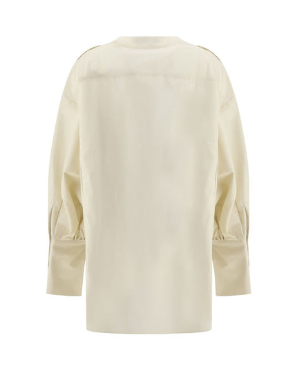 The Latest Cream Cotton Blouse