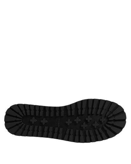 Dolce & Gabbana Silver Strass Slides Flats Slippers Shoes