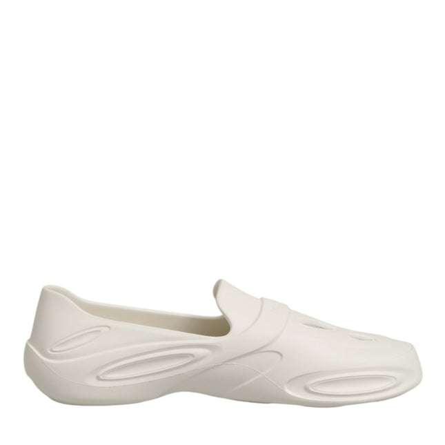Dolce & Gabbana White Rubber Slides Low Top Sneakers Shoes