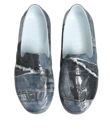 Dolce & Gabbana Multicolor Rubber Men Low Top Sneakers Shoes