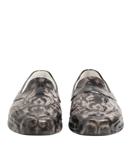 Dolce & Gabbana Multicolor Rubber Low Top Men Sneakers Shoes