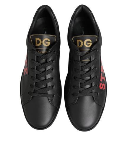 Dolce & Gabbana Black Street Life Low Top Men Sneakers Shoes