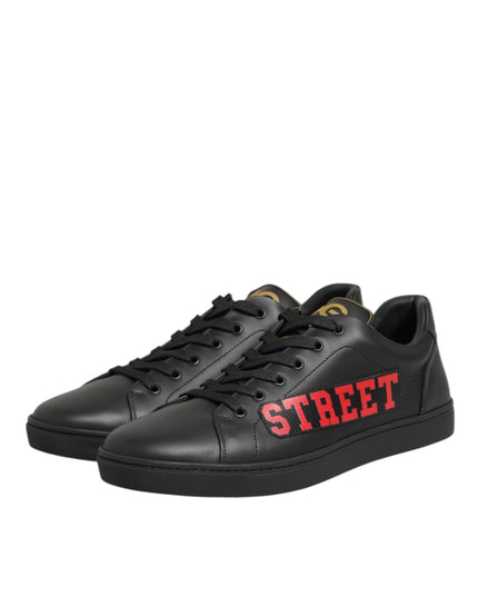 Dolce & Gabbana Black Street Life Low Top Men Sneakers Shoes