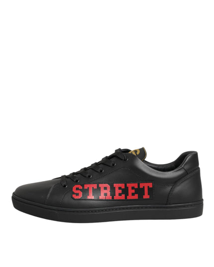 Dolce & Gabbana Black Street Life Low Top Men Sneakers Shoes