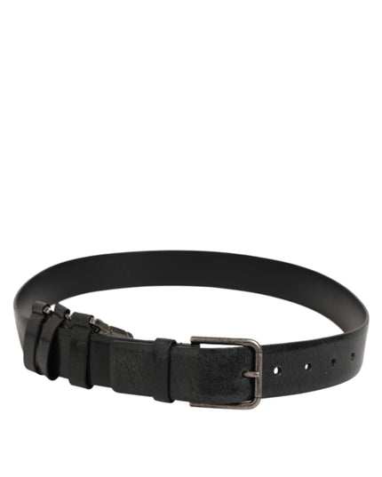 Dolce & Gabbana Black Key Ring Clip Attachments Buckle Belt