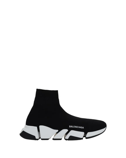 Balenciaga Black Polyester Athletic Sneakers