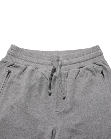 Dolce & Gabbana Cotton Jogger Sweatpants Trouser Gray