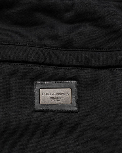 Dolce & Gabbana Black Cotton Jogger Sweatpants Trouser Pants