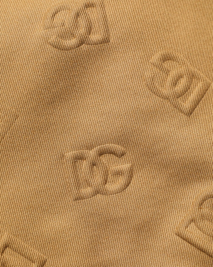 Dolce & Gabbana Brown Cotton Stretch Logo CargoBermuda Shorts
