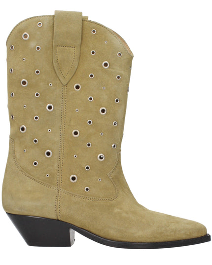 Isabel Marant Beige Leather Ankle Boots
