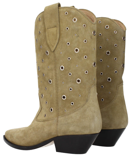 Isabel Marant Beige Leather Ankle Boots