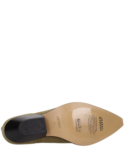 Isabel Marant Beige Leather Ankle Boots