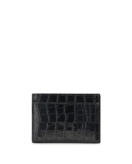 Tom Ford Black Calf Leather Bos Taurus Wallet