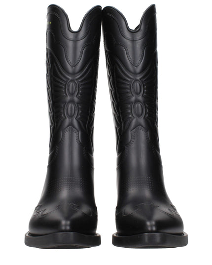 Christian Dior Black Cotton Boots