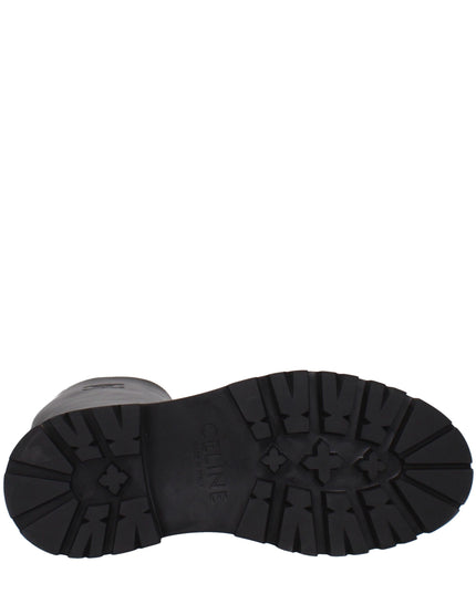 Celine Black Leather Ankle Boots