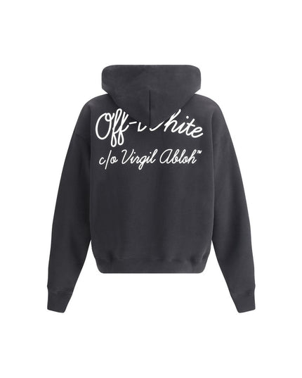 Off-White Black Cotton Sweatshirt