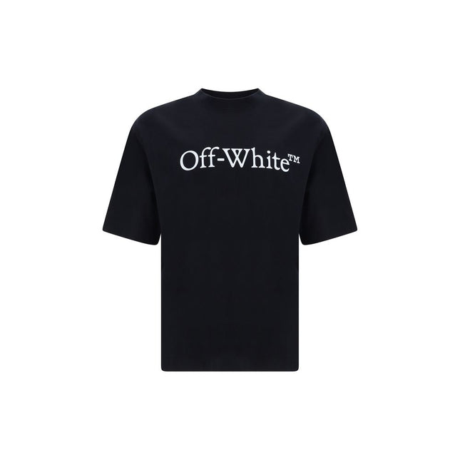 Off-White Black Cotton T-Shirt