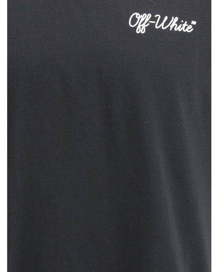 Off-White Black Cotton T-Shirt