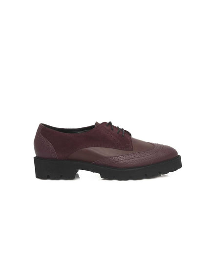 Cerruti 1881 Burgundy Cowhide Women Loafer