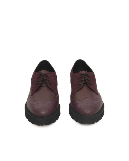 Cerruti 1881 Burgundy Cowhide Women Loafer