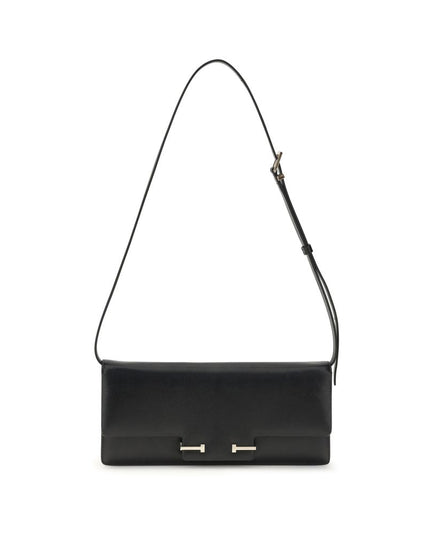 Tom Ford Black Leather Shoulder Bag