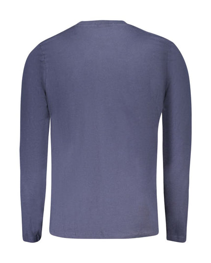 North Sails Blu Cotton Men T-Shirt