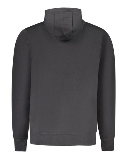 North Sails Black Cotton Men Sweatshirt