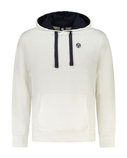 North Sails Bianco Cotton Mens Hoodie