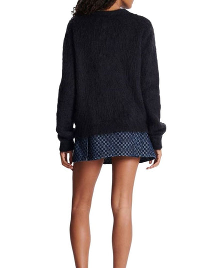 Balmain Black Mohair Sweatshirt