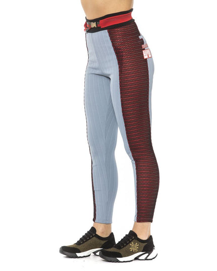 Mr&Mrs Italy Light Blue Cotton Women Leggings