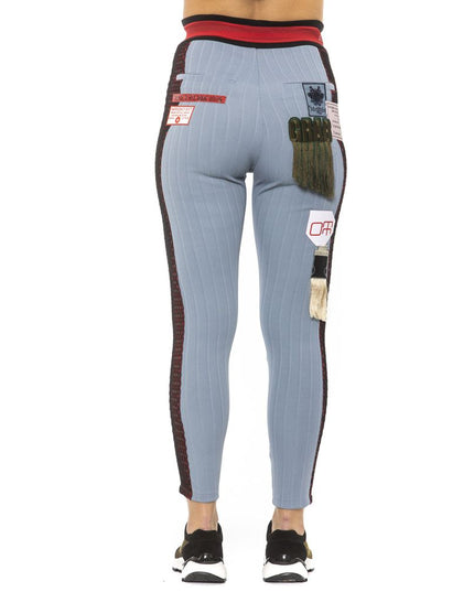 Mr&Mrs Italy Light Blue Cotton Women Leggings