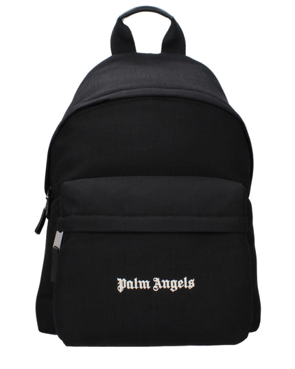 Palm Angels Black Fabric Backpack
