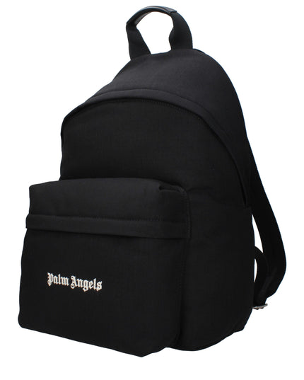 Palm Angels Black Fabric Backpack