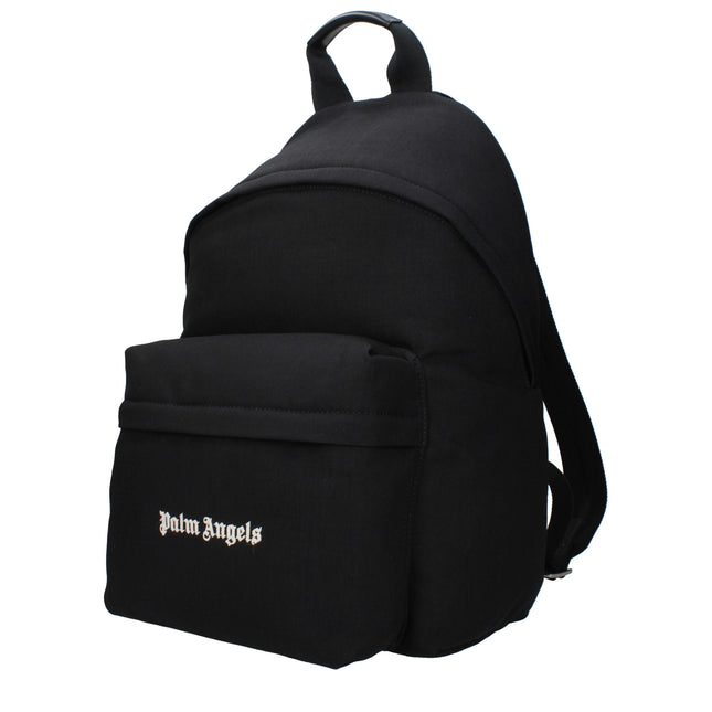 Palm Angels Black Fabric Backpack
