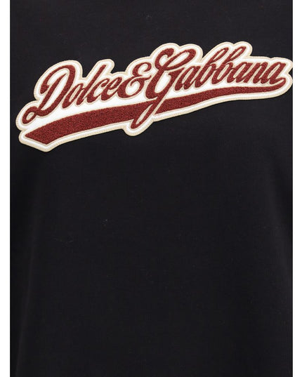 Dolce & Gabbana Black Cotton Sweatshirt