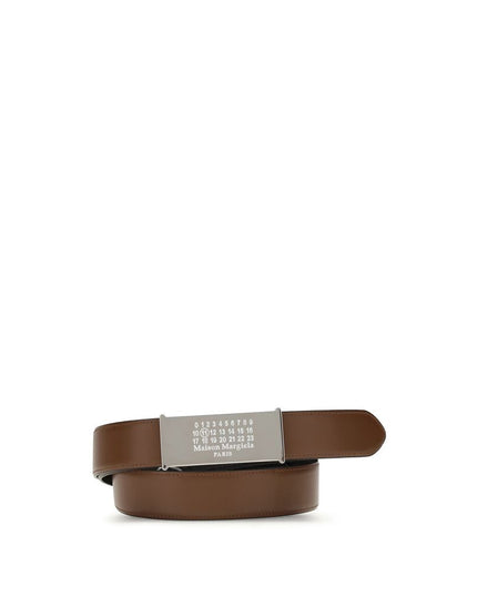 Margiela Brown Leather Regular Belt
