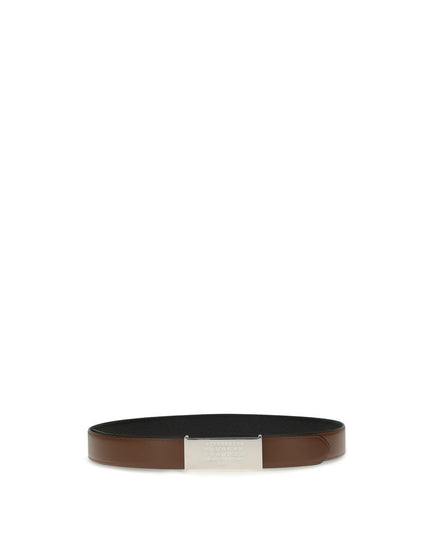 Margiela Brown Leather Regular Belt