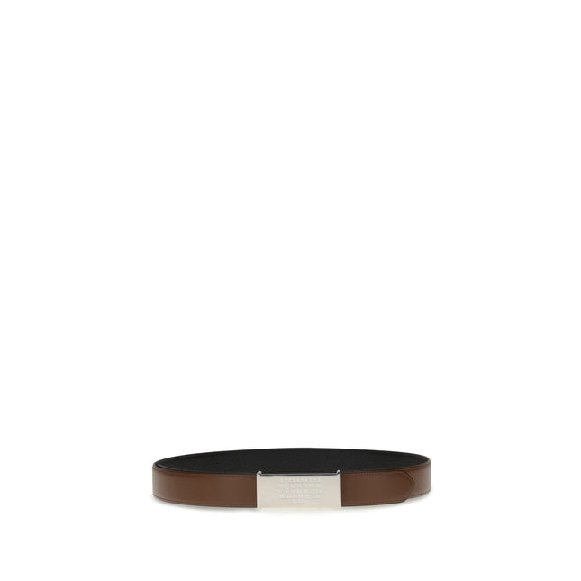Margiela Brown Leather Regular Belt