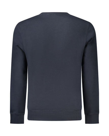 Hugo Boss Blue Cotton Men Sweatshirt