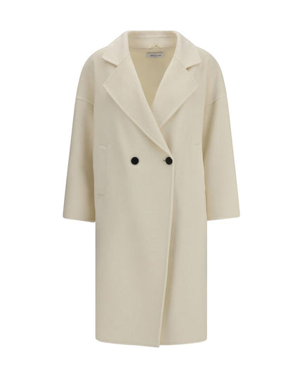 Aftercoat Cream Fleece Wool Coat